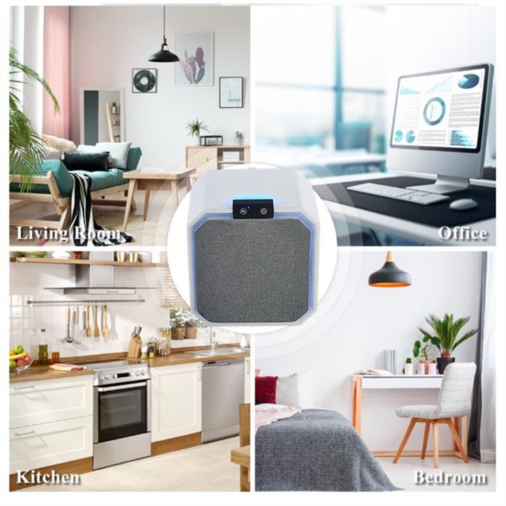 Desktop Home Air Purifier With Lonizer
