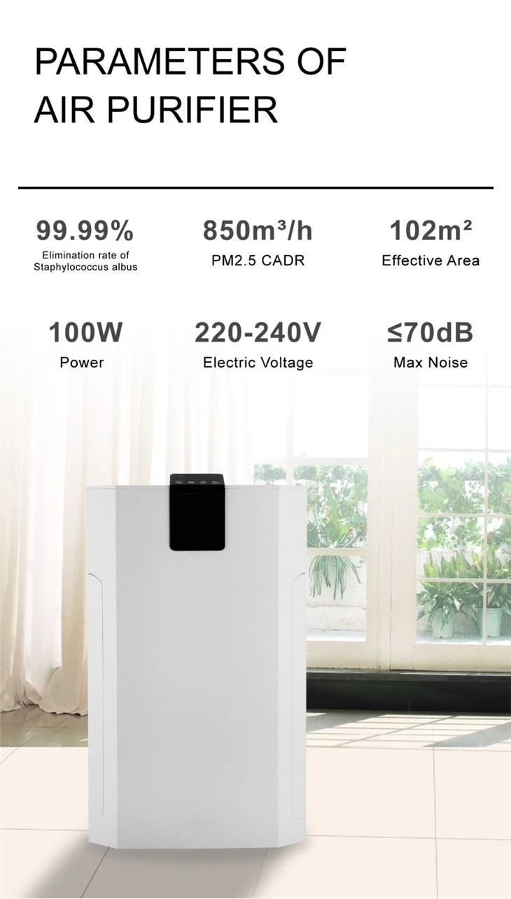 Home Large Size Air Purifier With Timer Function